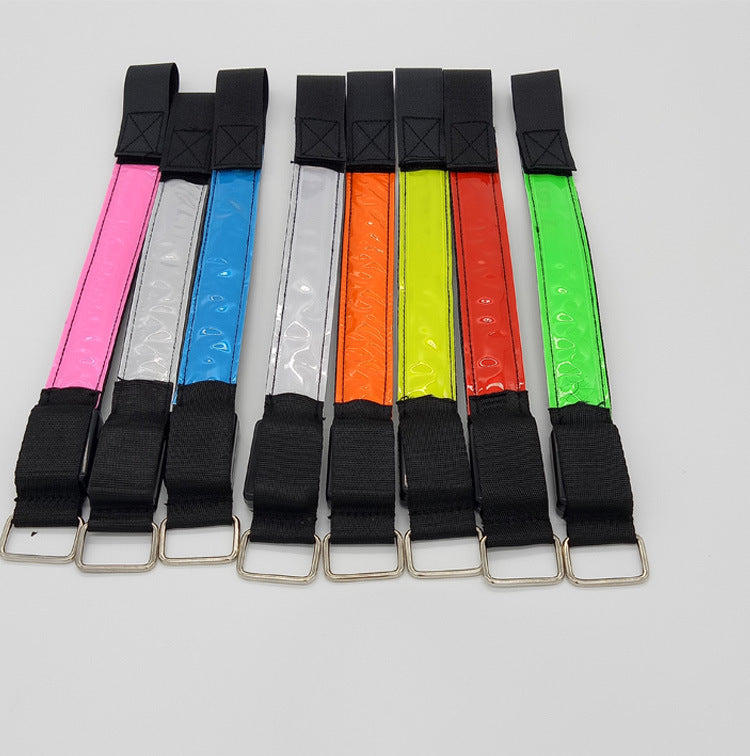 USB LED Running Armband – Rechargeable Reflective Night Safety Band
