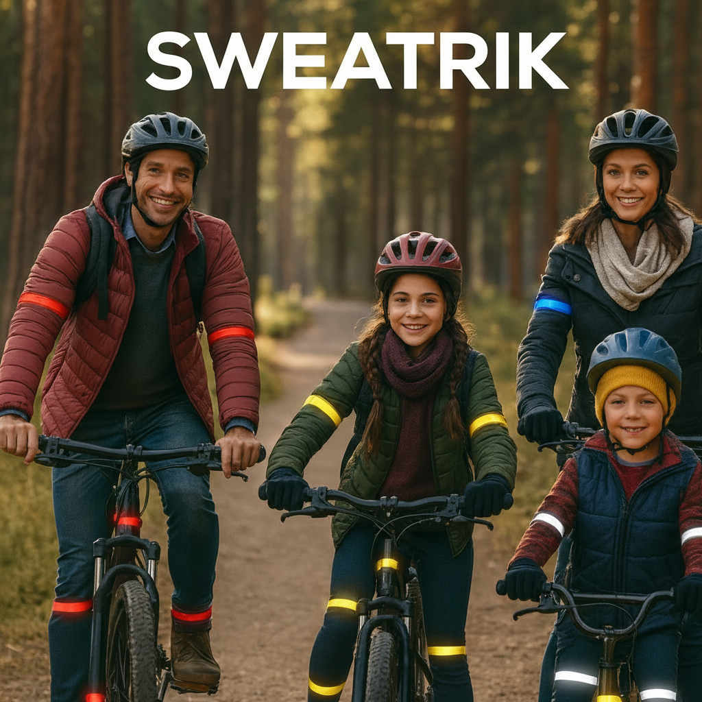 USB LED Running Armband – Rechargeable Reflective Night Safety Band