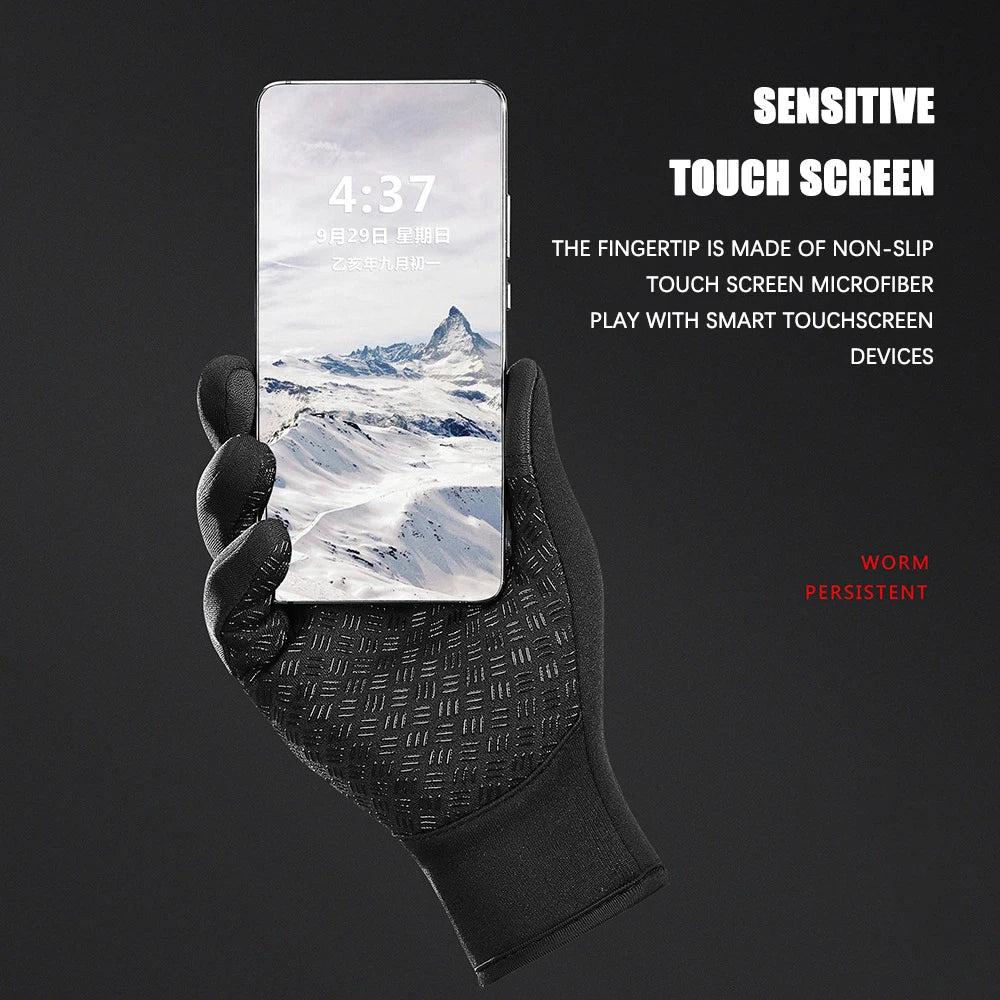 Winter Waterproof Riding & Sports Gloves - Touch Screen Compatible