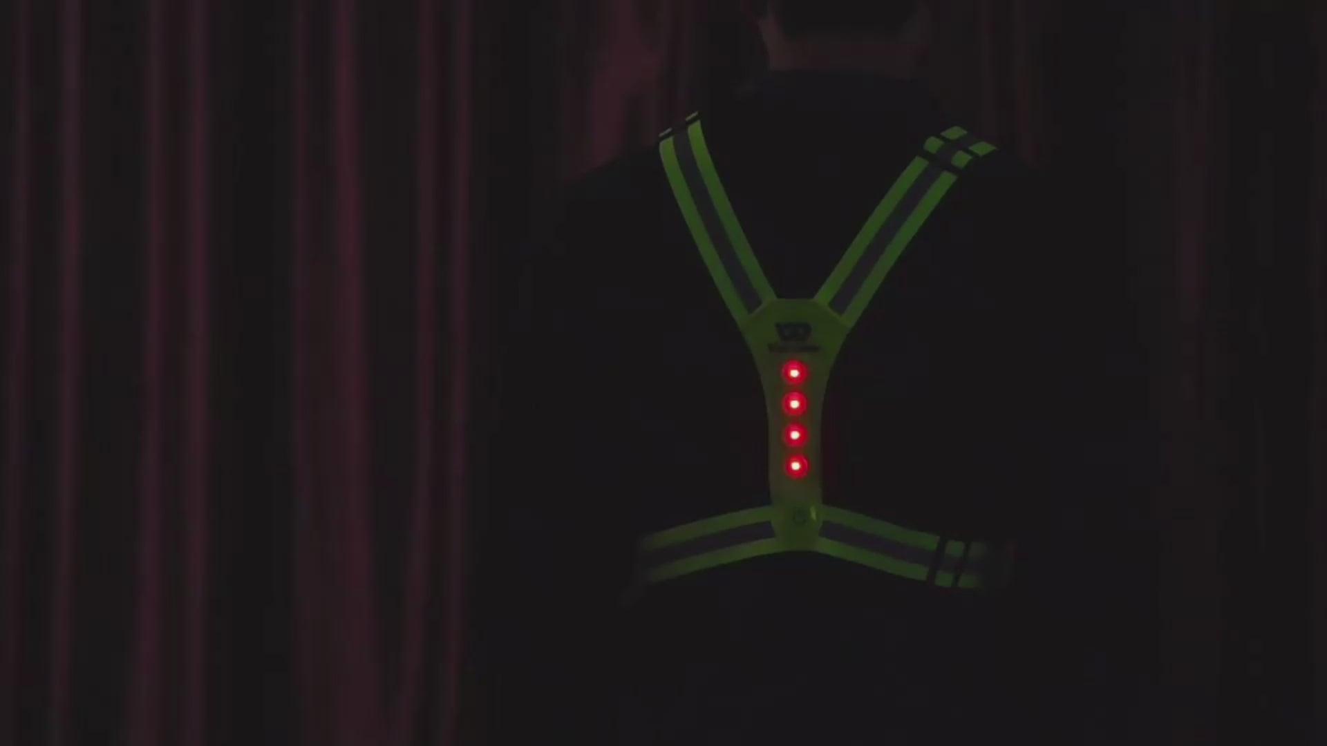 LED Reflective Safety Vest – High Visibility Outdoor Warning Light